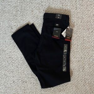 Van’s black slim fit chinos size 31 NWT